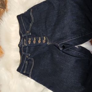 Lucky Brand Button Fly Ankle Length Hi Rise Bridgette Skinny Jean